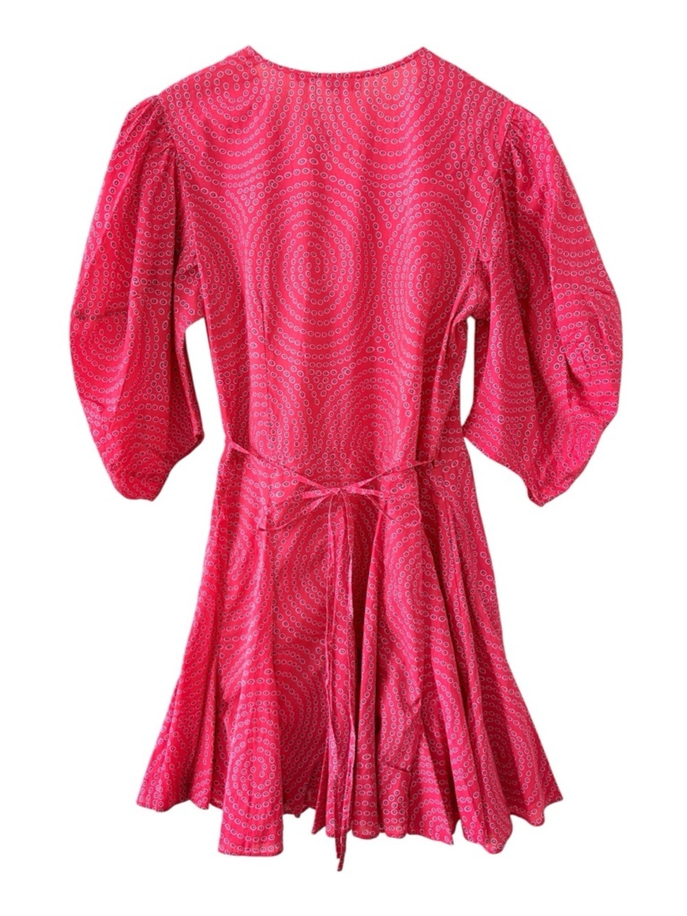 Rhode Rosie Wrap Dress in Red Trail - Picture 2 of 10